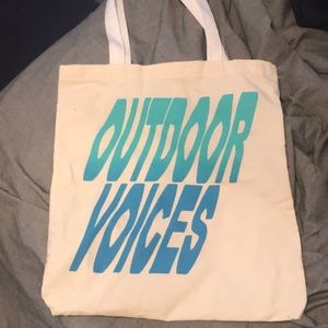 Outdoor Voices tote bag